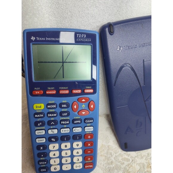Texas Instruments TI-73 Explorer Graphing Calculator Tested Working w cover - Picture 7 of 11